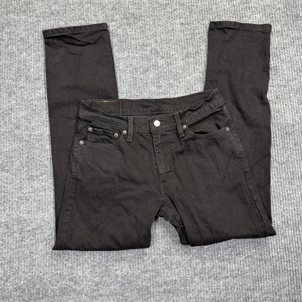 Levi Strauss 511 Slim Fit Black Jeans Mens 30x30 Casual Work
